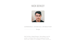 Desktop Screenshot of nickbewley.com